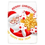 Santa Claus Happy New Year Removable Flap Cover (L)