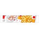 Santa Claus Happy New Year Large Flano Scarf 