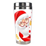 Santa Claus Happy New Year Stainless Steel Travel Tumbler