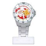 Santa Claus Happy New Year Plastic Nurses Watch