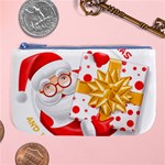 Santa Claus Happy New Year Large Coin Purse