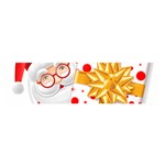 Santa Claus Happy New Year Satin Scarf (Oblong)