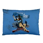 Navy Anchor s Aweigh Pinup Girl Pillow Case (Two Sides)