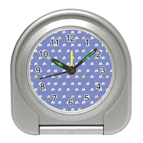 xmas0050 Travel Alarm Clock from ArtsNow.com Front