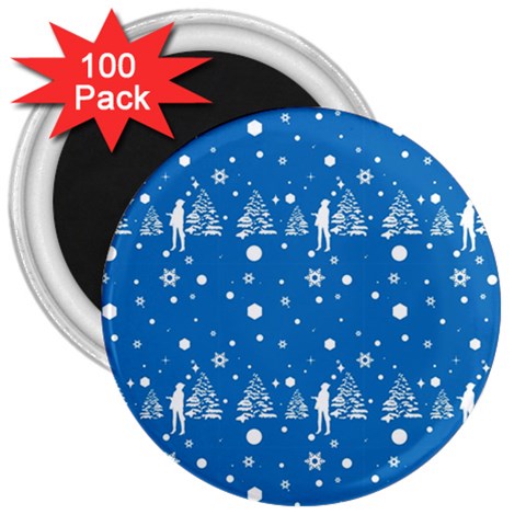 xmas0011 3  Magnet (100 pack) from ArtsNow.com Front