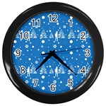 xmas0011 Wall Clock (Black)