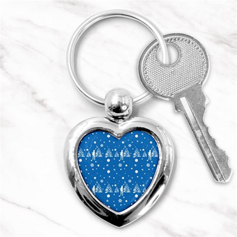 xmas0011 Key Chain (Heart) from ArtsNow.com Front