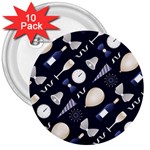 purple new years day 3  Button (10 pack)