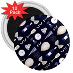 purple new years day 3  Magnet (10 pack)