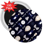 purple new years day 3  Magnet (100 pack)