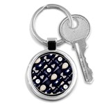 purple new years day Key Chain (Round)