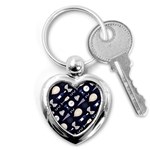 purple new years day Key Chain (Heart)