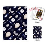 purple new years day Playing Cards Single Design