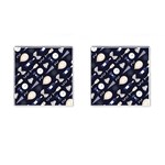 purple new years day Cufflinks (Square)