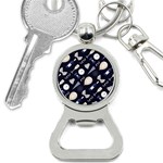 purple new years day Bottle Opener Key Chain