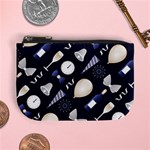 purple new years day Mini Coin Purse