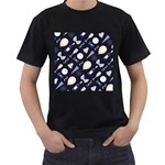 purple new years day Men s T-Shirt (Black)