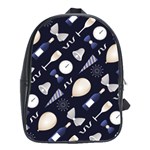 purple new years day School Bag (Large)