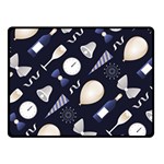 purple new years day Fleece Blanket (Small)