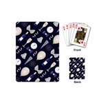 purple new years day Playing Cards (Mini)