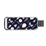 purple new years day Portable USB Flash (One Side)