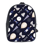 purple new years day School Bag (XL)