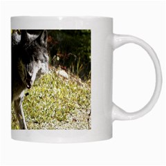 Wolf Teething White Mug from ArtsNow.com Right