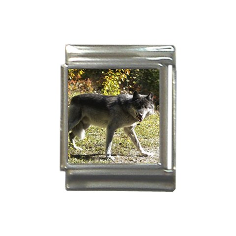 Wolf Teething Italian Charm (13mm) from ArtsNow.com Front