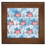 flying pigs Framed Tile