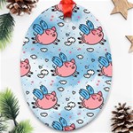 flying pigs Ornament (Oval)