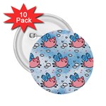 flying pigs 2.25  Button (10 pack)