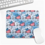 flying pigs Large Mousepad