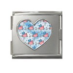 flying pigs Mega Link Heart Italian Charm (18mm)