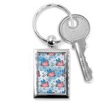 flying pigs Key Chain (Rectangle)