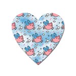 flying pigs Magnet (Heart)