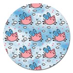 flying pigs Magnet 5  (Round)