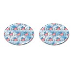 flying pigs Cufflinks (Oval)