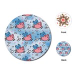 flying pigs Playing Cards (Round)