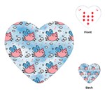 flying pigs Playing Cards (Heart)