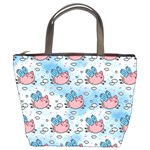 flying pigs Bucket Bag