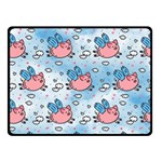 flying pigs Fleece Blanket (Small)