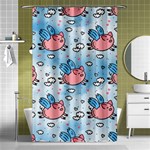 flying pigs Shower Curtain 48  x 72  (Small)