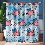 flying pigs Shower Curtain 60  x 72  (Medium)