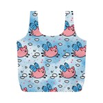 flying pigs Full Print Recycle Bag (M)