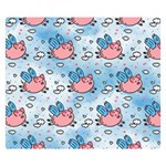 flying pigs Double Sided Flano Blanket (Small)