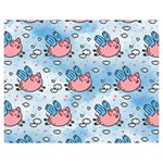 flying pigs Double Sided Flano Blanket (Medium)