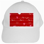 Red Love You White Cap