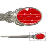 Red Love You Letter Opener