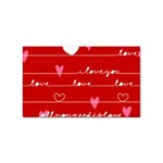 Red Love You Sticker (Rectangular)