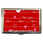 Red Love You Cigarette Money Case